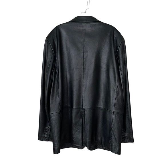 Calvin Klein Man 100% Lather Jacket Size XL/Eu 44 - Picture 2 of 6